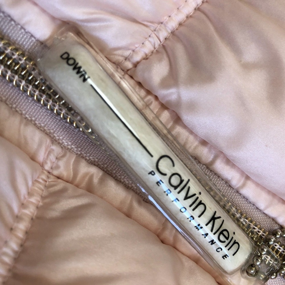 Calvin Klein Pink Quilted Lightweight Full zipper Cozy Snow Premium Down 3X - Picture 6 of 16